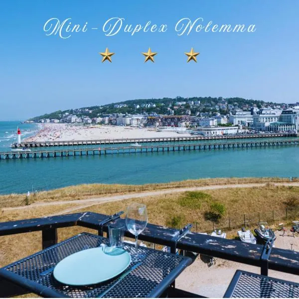 Mini-duplex cosy avec magnifique vue mer، فندق في دوفيل