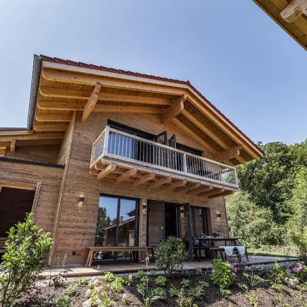 Chalet mit eigener Sauna im Vital Camp Bayerbach, hotel Bayerbachban