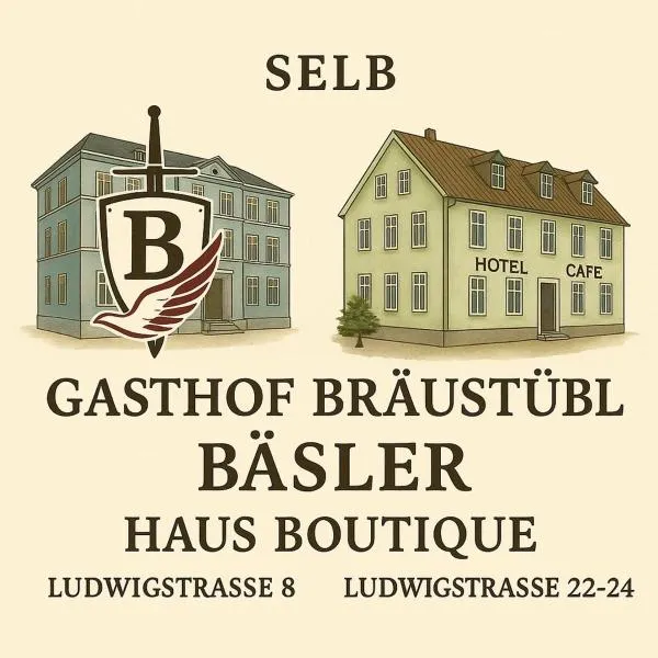 Gasthof Hotel Bräustübl und Haus Boutique, hotel en Selb