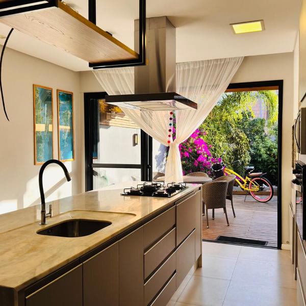 Casa estilo Balinês a 5 minutos da praia para até 8 pessoas, entre o Campeche e a Joaquina - Foto 5