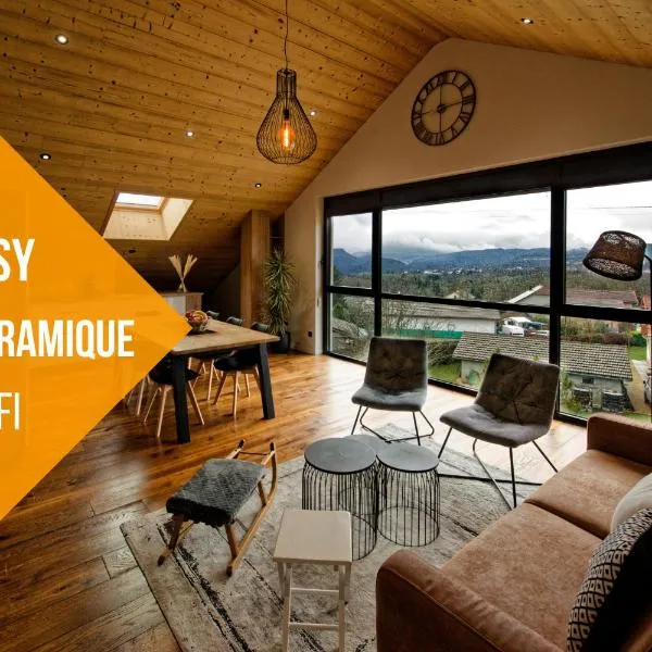 Hiver & bien-être en montagne - Grand gîte - Sauna & bain nordique en option chez Ô JurassiK, hotel in Cuttura