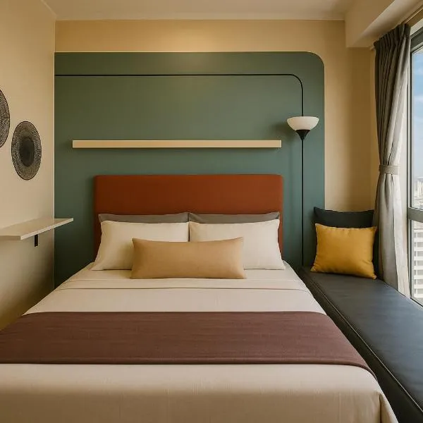 22e BGC Unit 3 mins Walk to The Venice Grand Canal Mall Pet Friendly, hotel en Manila