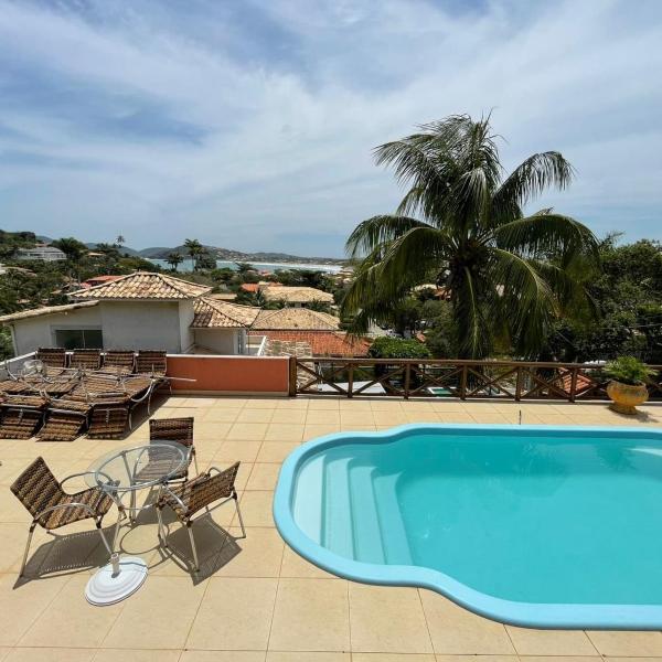 WB12 Geribá Casa c/ Piscina e sauna, 6 quartos