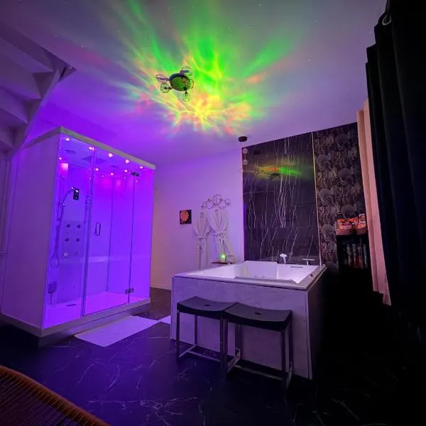 Suite 90m2 avec Jacuzzi jardin Proche Paris CDG, hotel em Livry-Gargan