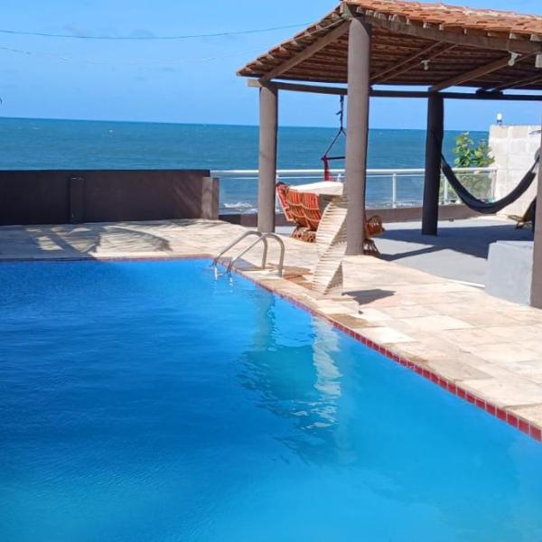 Casa de praia de frente para o mar