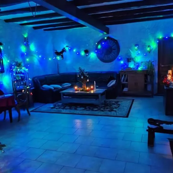 Chambre d'hôte cosy avec grand salon, proche futuroscope, cure thermale, wifi, salle de bain, parking, hotel en La Roche-Posay