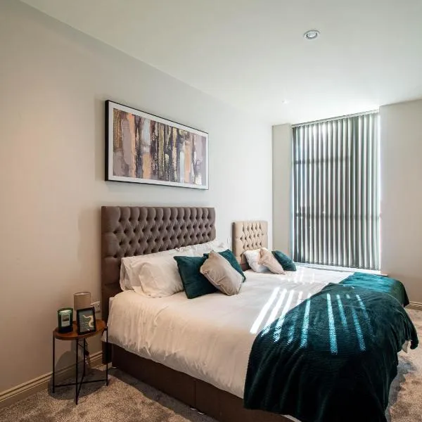 Modern 1 bed Apartment in Central Leeds, hotell i Central Station