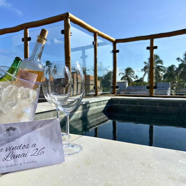 MHV Milagres - Lanai Casa 26, Casa em Cobertura com Piscina com Vista Mar, A poucos Metros da Capela