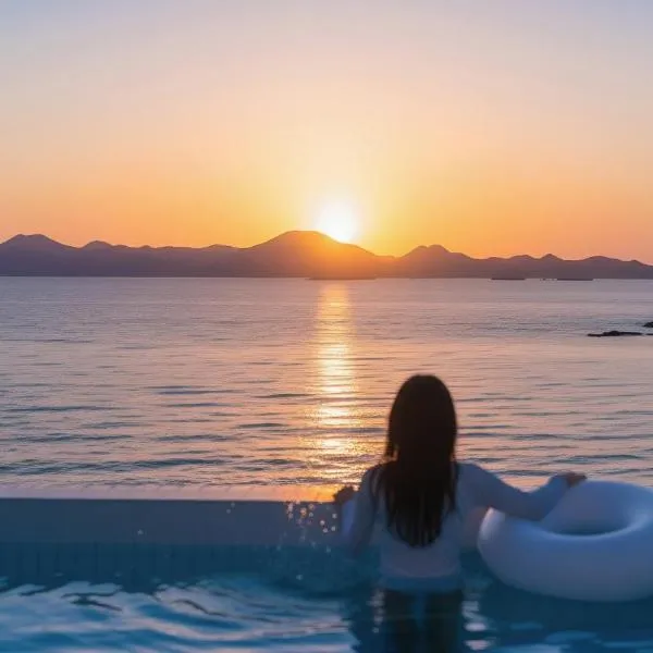 Namhae Pumda Pool villa Pension, hotel v destinaci Namhä