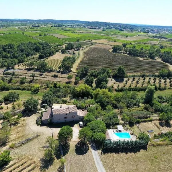 "La Martinade" Maison provençale Idéale groupes 6 chambres privées, viešbutis mieste Saint-Remèze