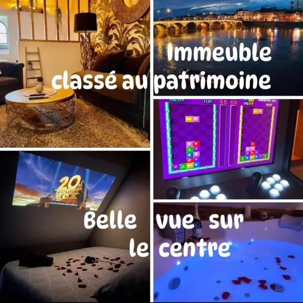 Séjour détente au cœur de MÂCON spa,ciné,bouteille offerte, хотел в Макон