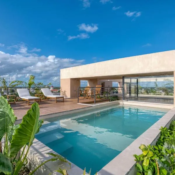 Studios with Plunge Pool near the Beach、プラヤ・デル・カルメンのホテル