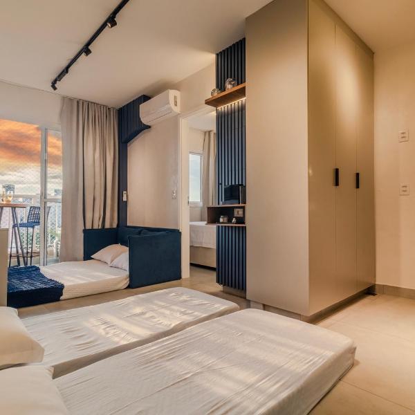 R1714 Apartamento Luxo no Brás com Ar Condicionado e 2 vagas Prox Metrô Brás e Mooca - Foto 2