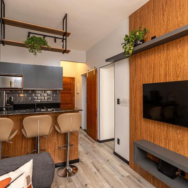 Moderno Qto&Sala a 120m da Praia | PJ 160/1108