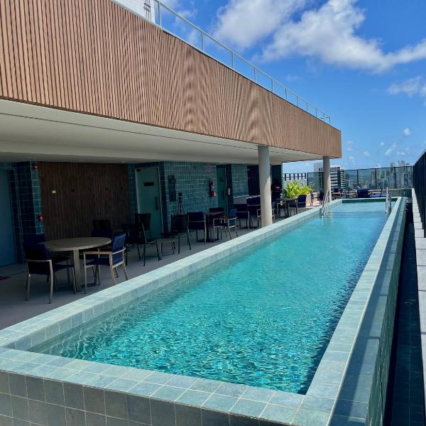 Studio funcional de alto padrão a duas quadras da praia de Boa Viagem - Foto 4