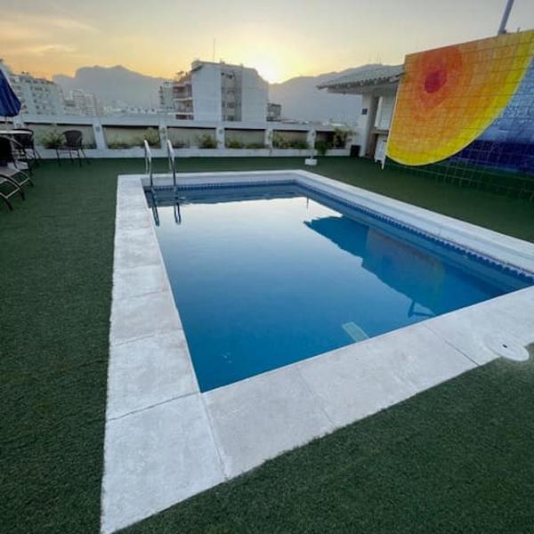 Ipanema Flat com infraestrutura e vaga de garagem