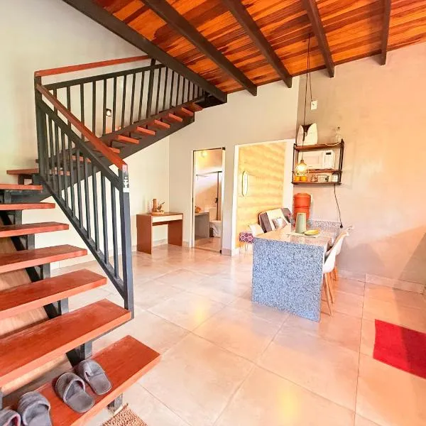 Claruá Chalés- Loft Baru - espaço romântico e tranquilo em Cavalcante, hotel in Cavalcante