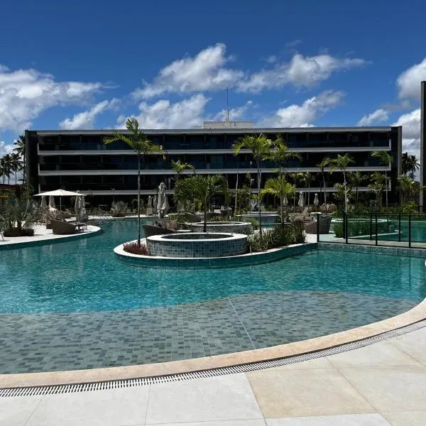 Flat Alto Padrão com 2 quartos em Muro Alto - Porto de Galinhas - 217 B - Beach Class Verano, hotel em Ipojuca