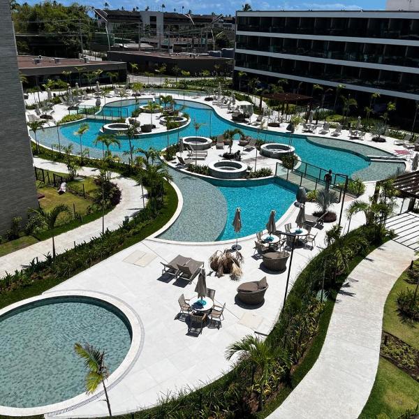 Flat Premium com 2 quartos em Muro Alto - Porto de Galinhas - 301 B - Beach Class Verano