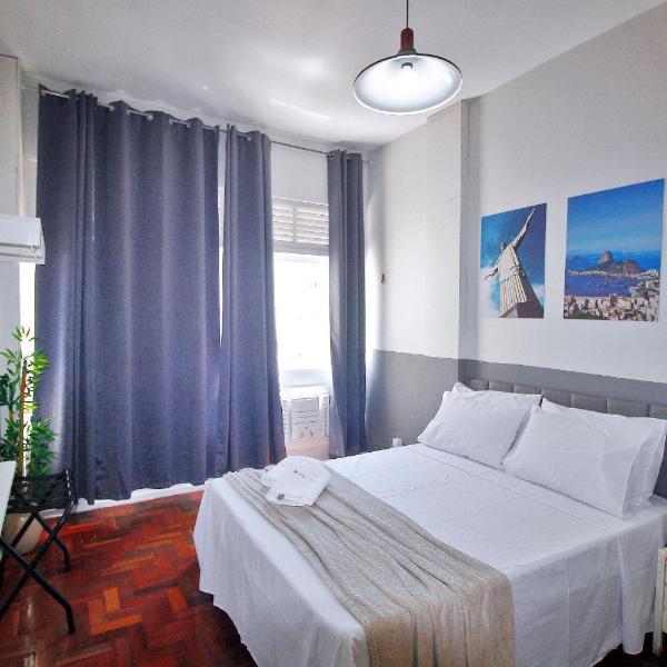 Studio Silencioso p/ 4 Pessoas em Copacabana