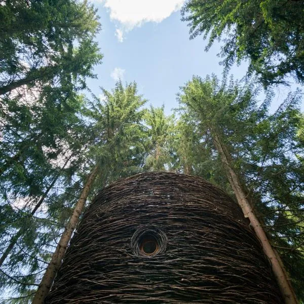 Cabane entre terre et ciel、Saint-Nicolas-la-Chapelleのホテル