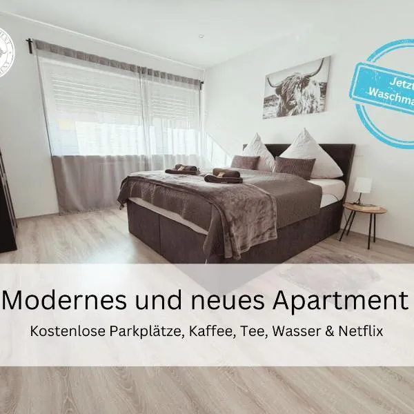 Stierpartment am Pfälzer Wald nähe Outlet Center Zweibrücken, khách sạn ở Pirmasens