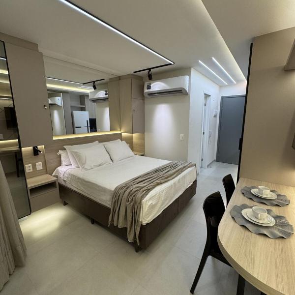 Apartamento studio novo completo - Beach Class Meireles