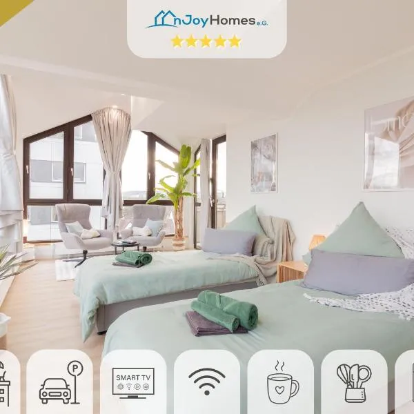 nJoy! Penthouse Filderstadt - Flughafen & Dachterrasse，菲爾德爾斯塔特的飯店