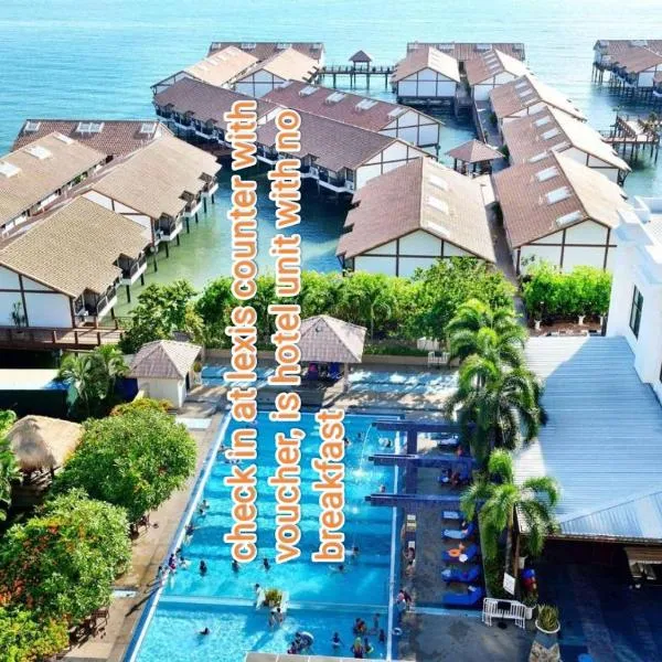 Tower and Water Seaview Lexis water chalet, hotel i Port Dickson