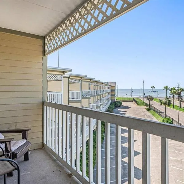 Ocean View Top Floor | 2 Pools| HotTub |GYM|Tennis, hótel í Galveston