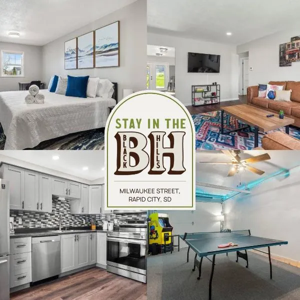 Gazebo 4BR Ping Pong Arcade Room, hotel a Rapid City