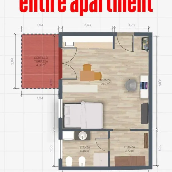 Beppe House，位于莱尼亚诺的酒店