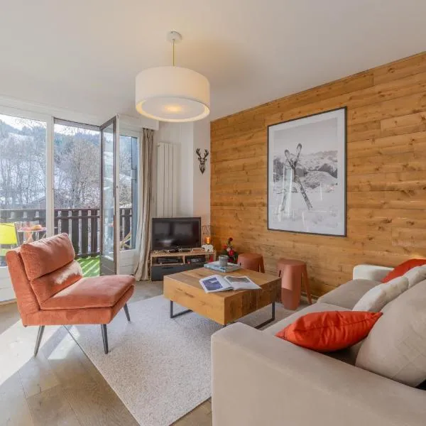 Appt 2 chambres calme avec vue proche centre Les Gets, hôtel aux Gets