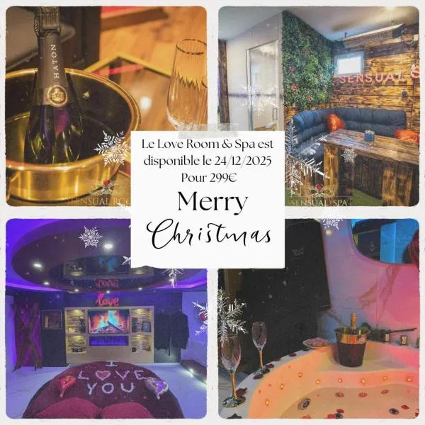 Sensual SPA- Love ROOM Jacuzzi Hammam Terrasse，位于南希的酒店