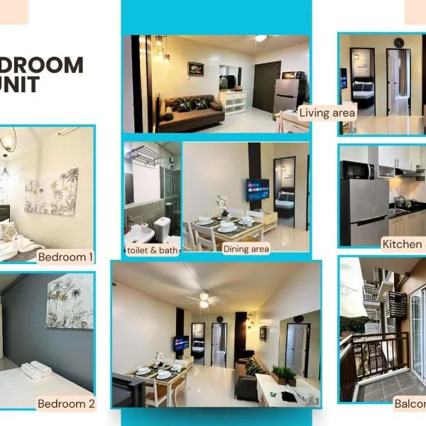 Viesnīca Palawan 2BR Retreat Homes with FREE Swimming Pool, Gym & FREE Parking near PPC Airport - B1 5Kunzite Puertoprinsesā