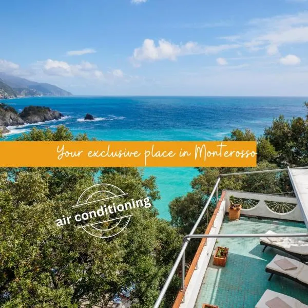 Villa Tanca With AC, Terrace and Views, hotel v destinaci Monterosso al Mare