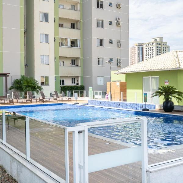 Apartamento a 400M PRAIA com PISCINA sacada com CHURRASQUEIRA privativa Wi-Fi Portaria 24h PLAYGROUND INFANTIL vaga privativa de GARAGEM Reserve agora mesmo - Foto 3