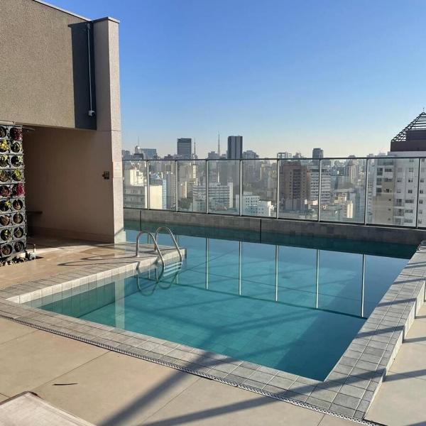 Studio Moderno com Ar e Piscina Republica Mackenzie - Foto 4
