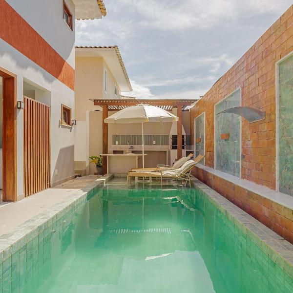 GB133 Casa com 4 Suítes e Piscina - Guarajuba