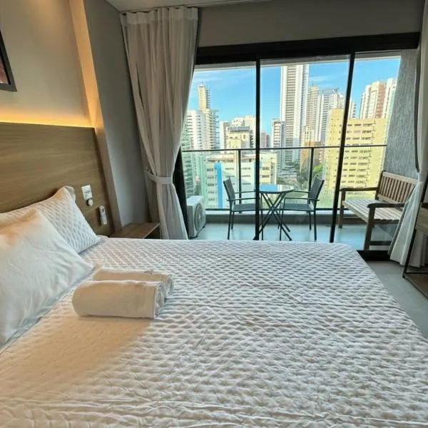 Studio 500m da Praia - Piscina com Vista Incrível: Fortaleza şehrinde bir otel