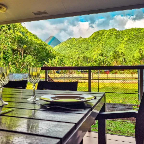 Teahupo'o Lodge Tahiti - Fare Terre et Mer - climatisé - canoe et paddle, hotel u gradu Teahupoo