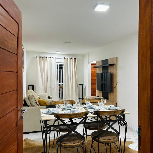 Apartamento familiar beira-mar