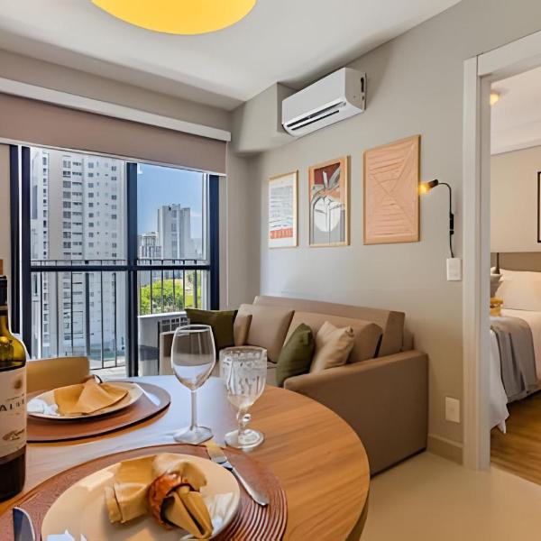 Apto amplo 2 dorm + escritório | Vila Olímpia e JK