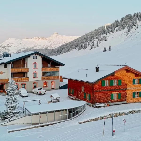Viesnīca Gasthaus & Pension Alphorn pilsētā Leha pie Ārlbergas