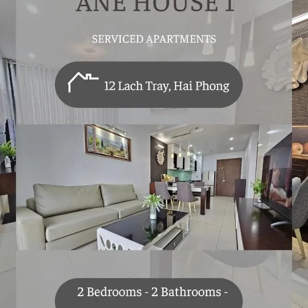 AnE House 1 - Spacious 2BR Apartment 69m2 - SHP Plaza - Hai Phong City Center, hotel din Hai Phong