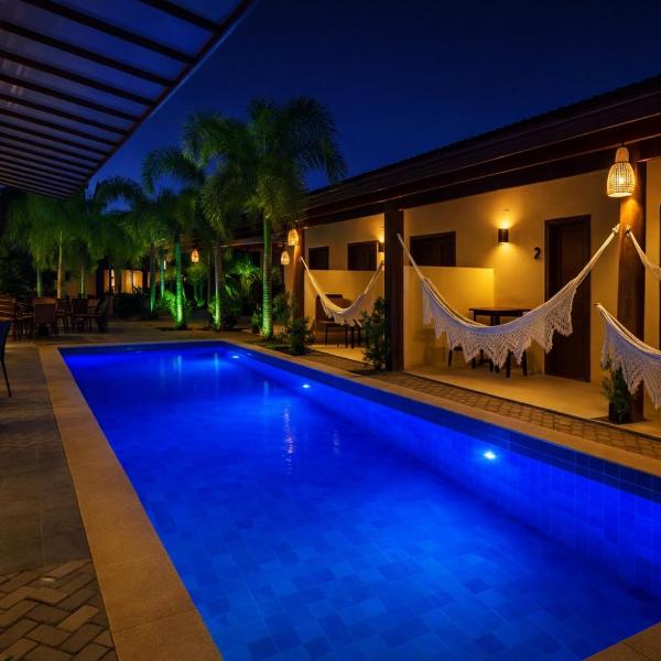 Pousada Charmosa Lua Nova Pipa - Chales com Jacuzzi e Hidro e com Academia