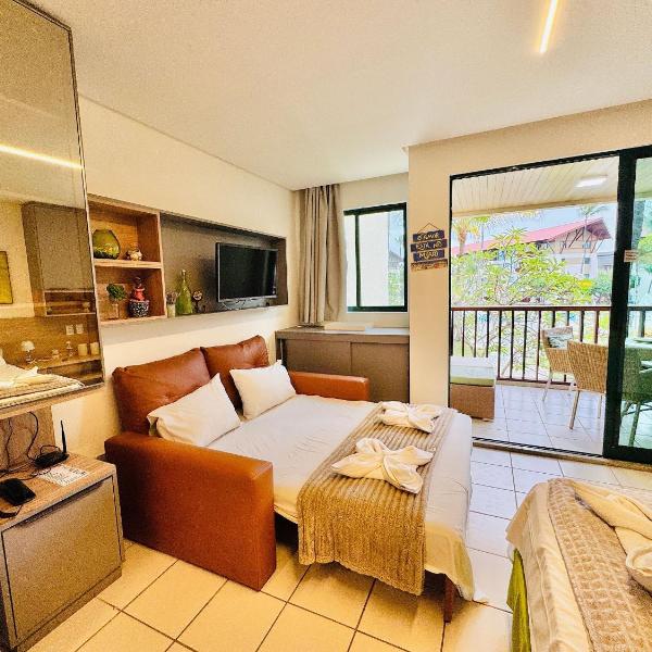 Flat c/ Vista da Piscina na Beira-Mar de Muro Alto | Marulhos F206 - By Anfitrião Legal - Foto 5