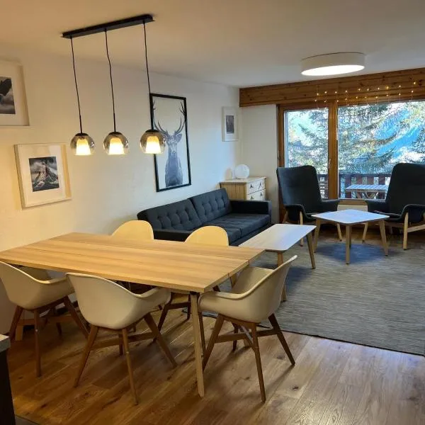 Cosy studio for 5 near ski lift, HAMEAU D2, hotel en Les Collons
