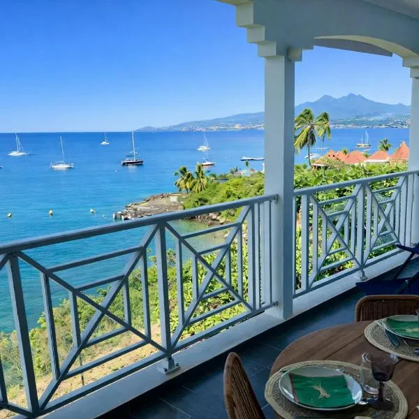 T3 vue exceptionnelle, bord de mer, Anse Mitan, hotel in Les Trois-Îlets