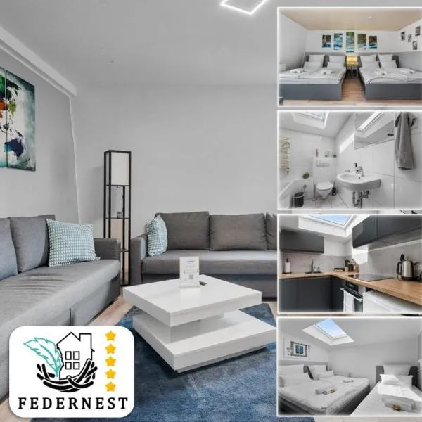 DG - Einfach aber sehr komfortabel - Wohnung für bis zu 12 Personen - Gruppen, Messe, Monteure, Studenten - Voll ausgestattet - 3 Smart-TV 55 Zoll Netflix, 1000 Mbit WLAN, voll ausgestattete Küche, hotel u gradu Duizburg